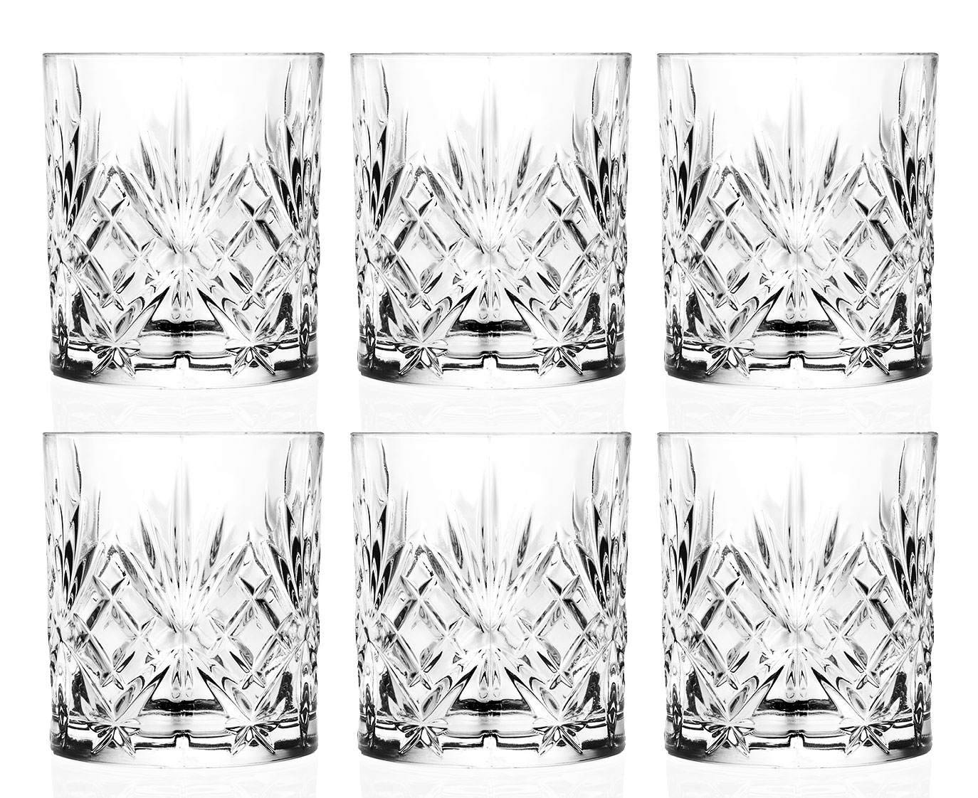 RCR MELODIA SZKLANKA WHISKY 340 6szt
