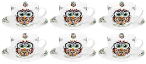 SOWA KOMPLET FILIŻANEK 6+6 280ml