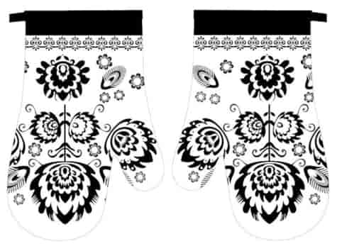 RĘKAWICE KUCHENNE MAGNES KPL 2szt FOLK K2267C