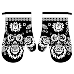 RĘKAWICE KUCHENNE MAGNES KPL 2szt FOLK K2267D