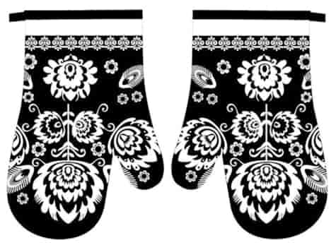 RĘKAWICE KUCHENNE MAGNES KPL 2szt FOLK K2267D