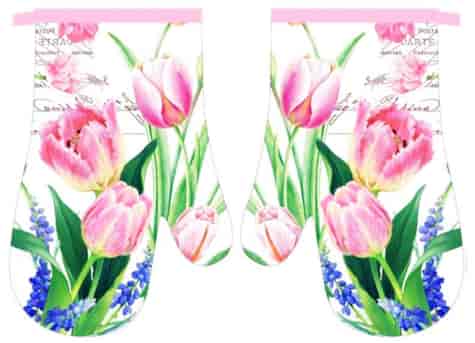 RĘKAWICE KUCHENNE MAGNES KPL 2szt FLOWER F20A866