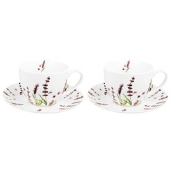 CLASSIC LAVENDER KOMPLET FILIŻANEK 2+2 280ml