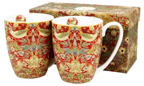 STRAWBERRY RED KUBEK KOMPLET 2EL W PUDEŁKU 380ml