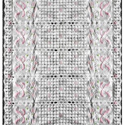BIEŻNIK NA ŁAWE PCV 0,50 LC-0324G WHITE/PINK