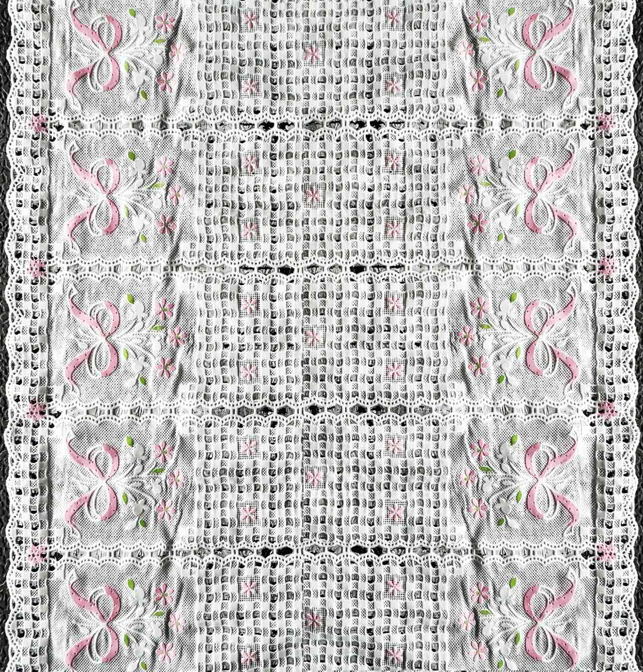 BIEŻNIK NA ŁAWE PCV 0,50 LC-0324G WHITE/PINK