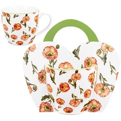 WILD POPPIES KUBEK 460ml + OPAKOWANIE Z RĄCZKĄ