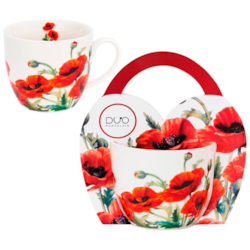 CLASSIC POPPIES KUBEK 460ml + OPAKOWANIE Z RĄCZKĄ