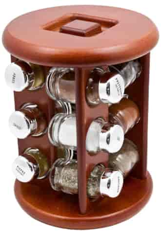 PÓŁKA NA PRZYPRAWY 12EL OBROTOWY SR POŁYSK WENGE