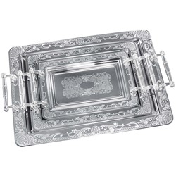 TACA STAL NIERDZEWNA KPL 3szt KH-4741