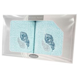 GIFT FROTEX II KPL RĘCZNIKÓW GRENO 2EL AQUA 2