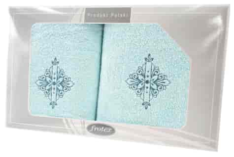 GIFT FROTEX II KPL RĘCZNIKÓW GRENO 2EL AQUA 6