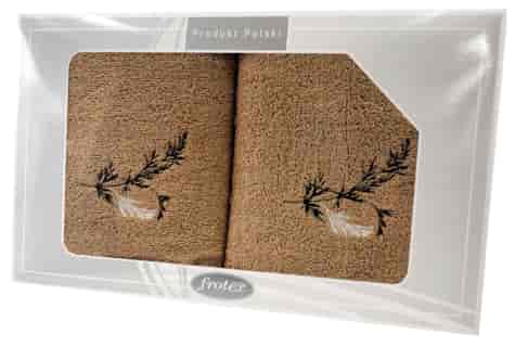 GIFT FROTEX II KPL RĘCZNIKÓW GRENO 2EL BEŻOWY 1