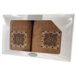GIFT FROTEX II KPL RĘCZNIKÓW GRENO 2EL BEŻOWY 4
