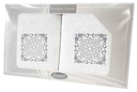 GIFT FROTEX II KPL RĘCZNIKÓW GRENO 2EL BIAŁY 4