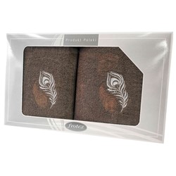 GIFT FROTEX II KPL RĘCZNIKÓW GRENO 2EL BRĄZOWY 2