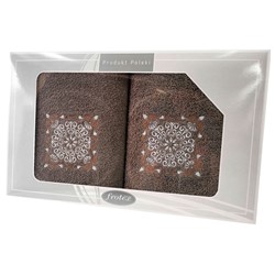 GIFT FROTEX II KPL RĘCZNIKÓW GRENO 2EL BRĄZOWY 4