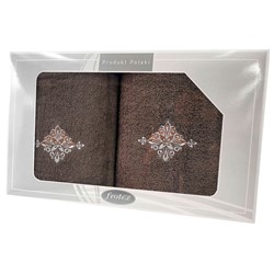 GIFT FROTEX II KPL RĘCZNIKÓW GRENO 2EL BRĄZOWY 3