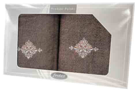 GIFT FROTEX II KPL RĘCZNIKÓW GRENO 2EL BRĄZOWY 3