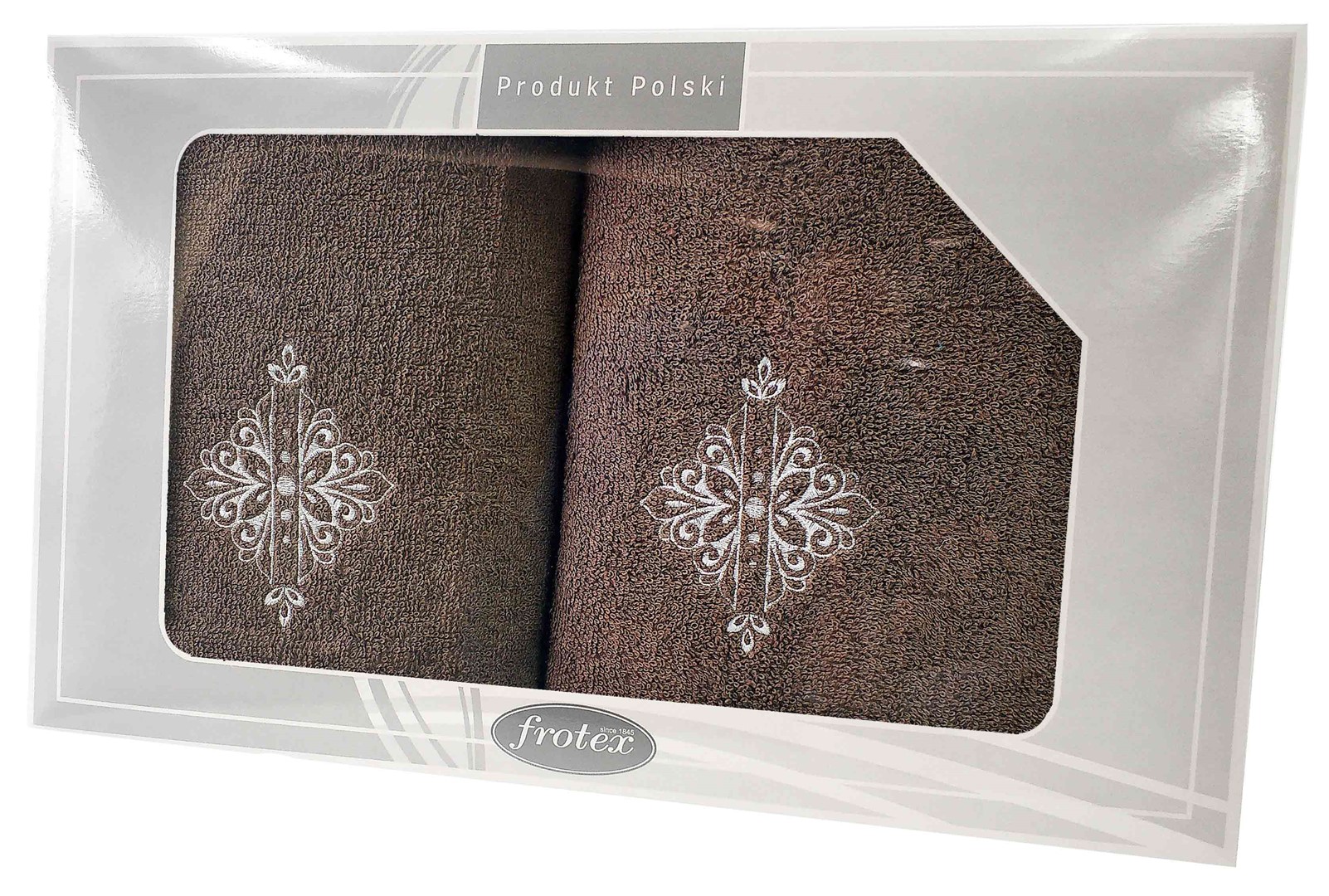 GIFT FROTEX II KPL RĘCZNIKÓW GRENO 2EL BRĄZOWY 6