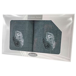 GIFT FROTEX II KPL RĘCZNIKÓW GRENO 2EL POPIEL C. 2