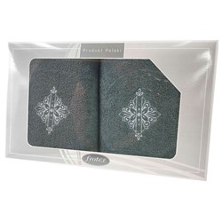 GIFT FROTEX II KPL RĘCZNIKÓW GRENO 2EL POPIEL C. 6