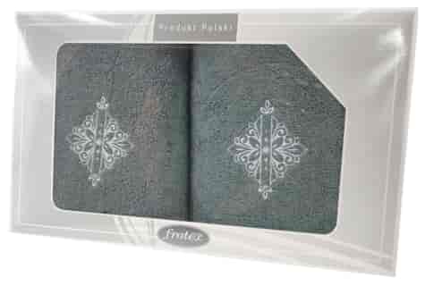 GIFT FROTEX II KPL RĘCZNIKÓW GRENO 2EL POPIEL C. 6