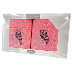 GIFT FROTEX II KPL RĘCZNIKÓW GRENO 2EL KORALOWY 2