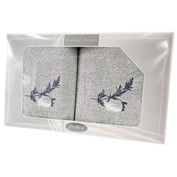 GIFT FROTEX II KPL RĘCZNIKÓW GRENO 2EL POPIEL 1