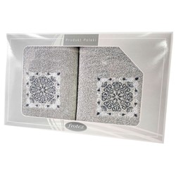GIFT FROTEX II KPL RĘCZNIKÓW GRENO 2EL POPIEL 4