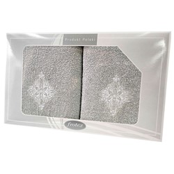GIFT FROTEX II KPL RĘCZNIKÓW GRENO 2EL POPIEL 6