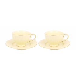 NINA CREAM ESPRESSO KOMPLET FILIŻANEK 2+2 120ml