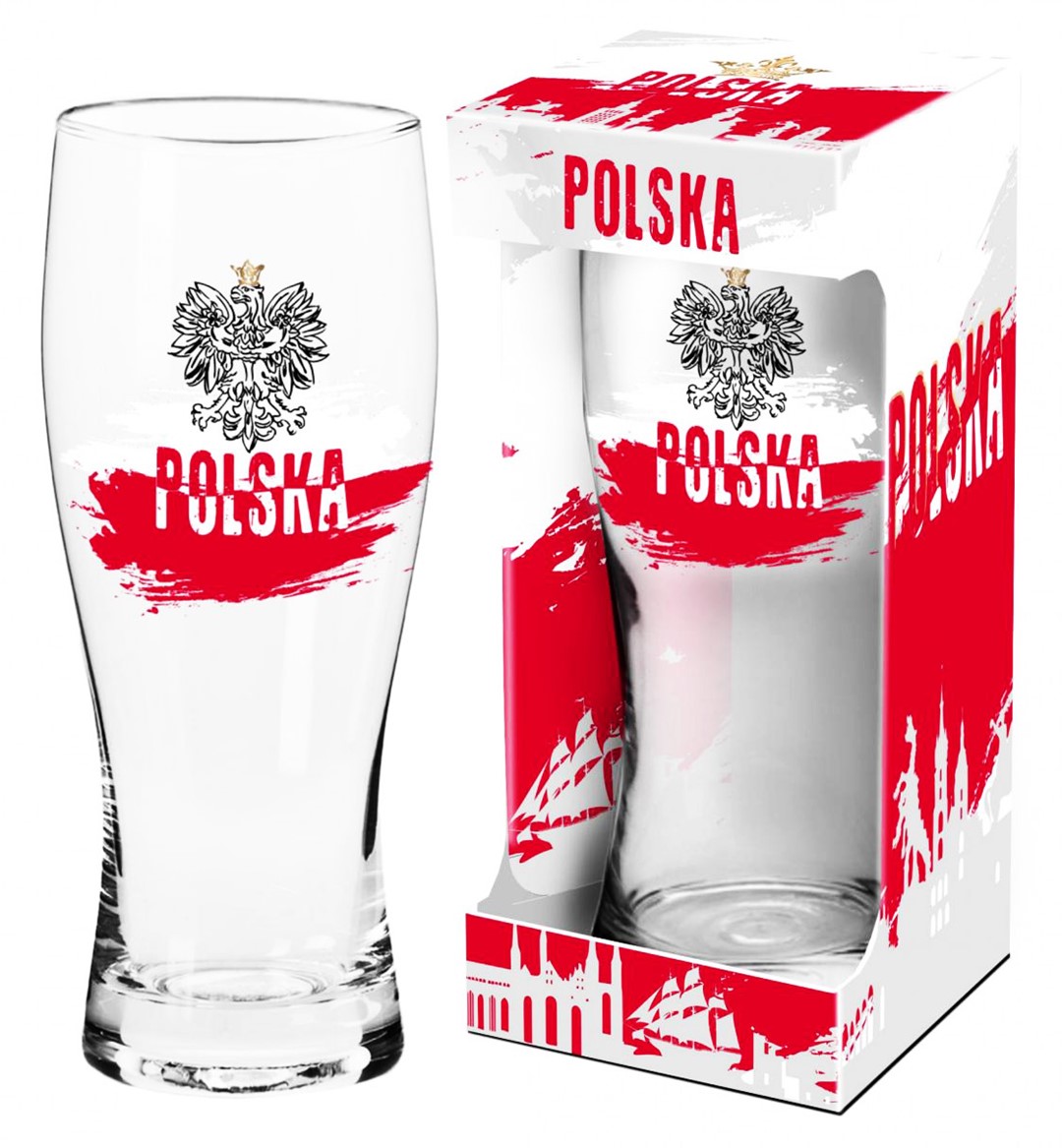 POLSKA SZKLANKA DO PIWA 500ml ORZEŁ