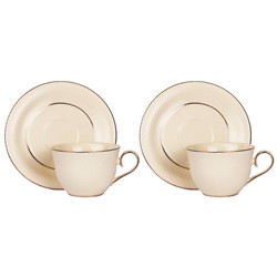 PUCCINI CREAM KOMPLET FILIŻANEK 2+2 250ml