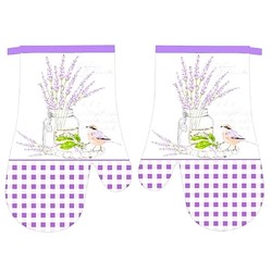 RĘKAWICE KUCHENNE MAGNES KPL 2szt LAVENDER FS25
