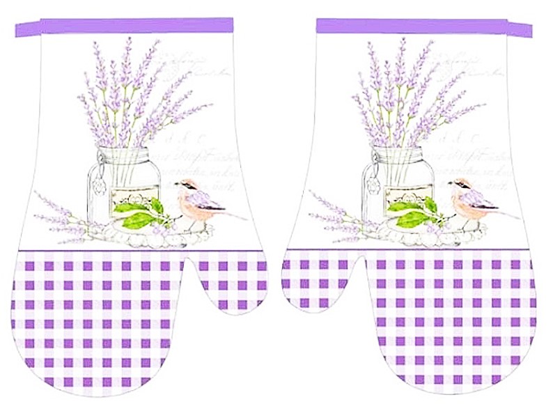 RĘKAWICE KUCHENNE MAGNES KPL 2szt LAVENDER FS25