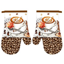 RĘKAWICE KUCHENNE MAGNES KPL 2szt COFFEE FS03