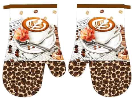 RĘKAWICE KUCHENNE MAGNES KPL 2szt COFFEE FS03