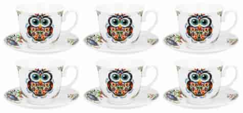 SOWA KOMPLET FILIŻANEK 6+6 250ml