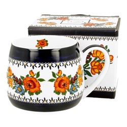 INDIGO KWIATY KUBEK BARYŁKA W PUDEŁKU 430ml