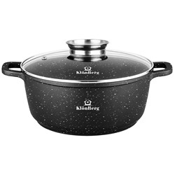 KLONBERG GARNEK MARMUR OKRĄGŁY  5,5L 26cm KB-4006