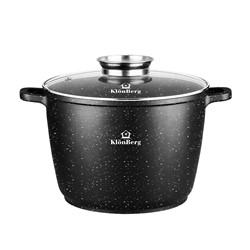 KLONBERG GARNEK MARMUR OKRĄGŁY  6,2L 24cm KB-4008