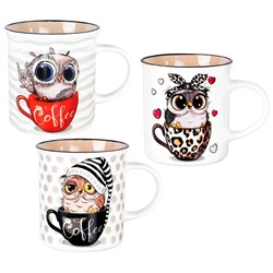 DECO SOWA KUBEK 330ml