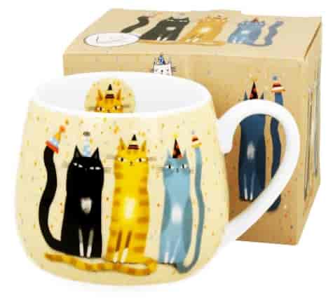 KOCI ŚWIAT PARTY KUBEK BARYŁKA W PUDEŁKU 430ml