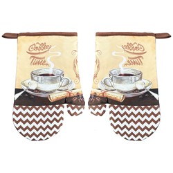 RĘKAWICE KUCHENNE MAGNES KPL 2szt COFFEE F23S733