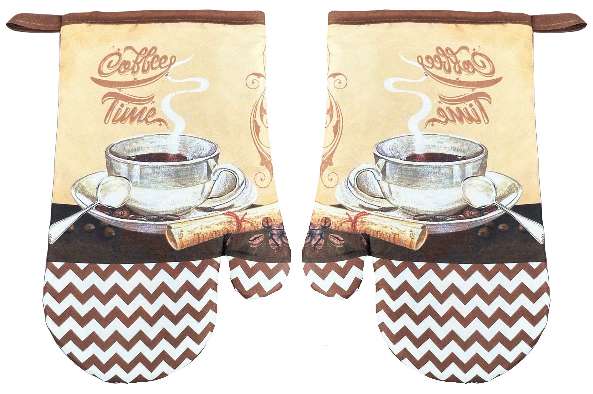 RĘKAWICE KUCHENNE MAGNES KPL 2szt COFFEE F23S733