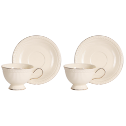 HILLARY CREAM KOMPLET FILIŻANEK 2+2 220ml
