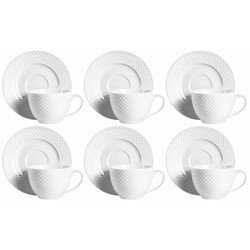 MEDIOLAN KOMPLET FILIŻANEK 6+6 250ml
