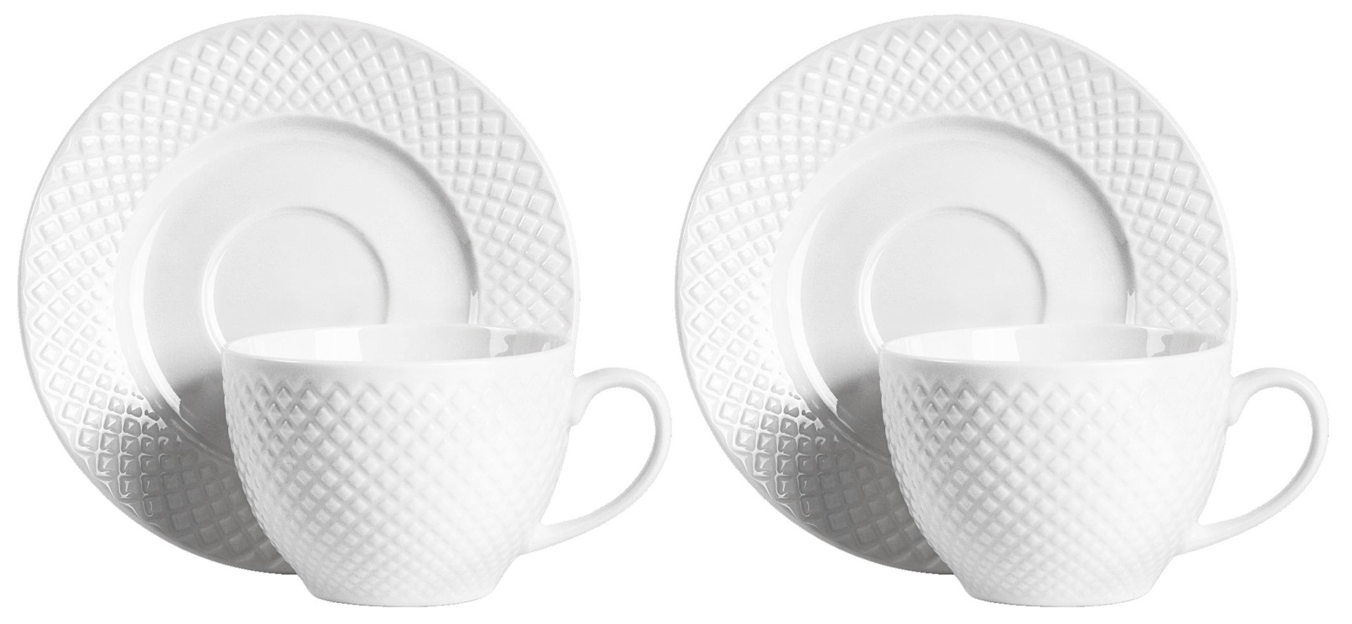 MEDIOLAN KOMPLET FILIŻANEK 2+2 250ml