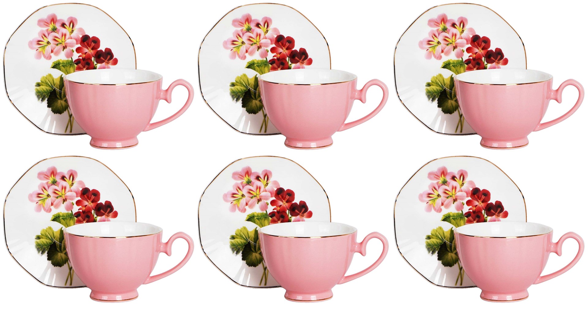 ZOYA KOMPLET FILIŻANEK 6+6 260ml